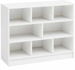 B&uuml;cherregal WL5.819 Wei&szlig; 80x68,5x29,5 cm Regal Standregal Modern