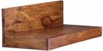 Wandregal MUMBAI Massiv-Holz Sheesham Holzregal 60 cm Landhaus-Stil H&auml;nge-Regal