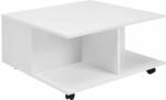 Design Couchtisch 70x70 cm Wei&szlig;