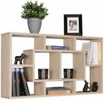 Wandregal PAOLA sonoma 85 x 47,5 x 16 cm MDF-Holz H&auml;ngeregal modern