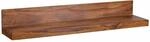 Wandregal MUMBAI Massiv-Holz Sheesham Holzregal 110 cm Landhaus-Stil H&auml;nge-Regal