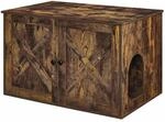 Katzenklo Schrank vintagebraun
