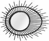 Rattan Spiegel Aina 125 Schwarz
