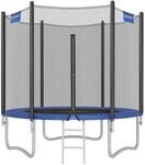 Trampolin 244 cm Schwarz-Blau