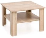 Couchtisch WL5.833 Sonoma Eiche 60x42x60 cm Design Holztisch mit Ablage