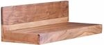 Wandregal MUMBAI Massiv-Holz Akazie Holzregal 60 cm Landhaus-Stil H&auml;nge-Regal