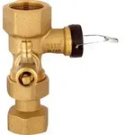 AFRISO Kappenventil 1x1 120 C mit Abla&szlig;hahn TYP 77934 0,5 m3/h Entl. - 773834188...