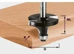 FESTOOL Abrundfr&auml;ser HW S8 D38,1/R12,7 KL