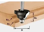 FESTOOL Doppelradienfr&auml;ser HW S8 D38,1/R6,35/R6,35