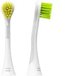 Bunte B&uuml;rstenk&ouml;pfe sensitive f&uuml;r Hydrosonic, gelb/gr&uuml;n, 2 Stk.