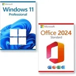 Microsoft Office 2024 Standard + Microsoft Windows 11 Professional Lizenz f&uuml;r 3 PC