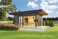 Lasita Maja 7015641004, Lasita Maja Domeo 9 Gartenhaus Blockhaus 70 mm mit