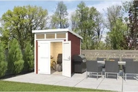 Lasita Maja 2851396008, Lasita Maja Kibo 2 Holz-Gartenhaus Blockhaus 28mm, 200x250,