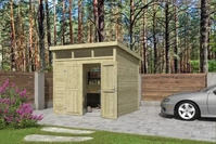 Lasita Maja 2851496, Lasita Maja Kibo 3 Holz-Gartenhaus Blockhaus 28mm, 250x250,