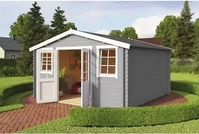 Lasita Maja 2830400003, Lasita Maja Wels 4 Holz-Gartenhaus Blockhaus 28mm, 390x390,