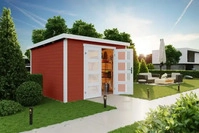 Lasita Maja 2847196008, Lasita Maja Zambezi 7 Holz-Gartenhaus Blockhaus 28mm,