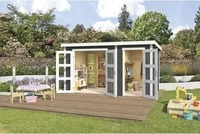 Lasita Maja 2851696004, Lasita Maja Zambezi Xl Holz-Gartenhaus Blockhaus 28mm,