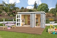 Lasita Maja 2851696003, Lasita Maja Zambezi Xl Holz-Gartenhaus Blockhaus 28mm,