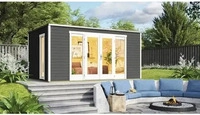 Lasita Maja 2853500004, Lasita Maja Palermo 2 Holz-Gartenhaus Blockhaus 28mm,