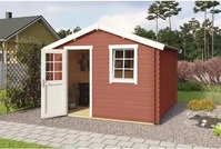 Lasita Maja 2837600008, Lasita Maja Wels 3 Holz-Gartenhaus Blockhaus 28mm, 300x300,