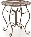 CLP 11174432, CLP Tisch Indra antik braun