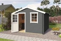 Lasita Maja 2837600004, Lasita Maja Wels 3 Holz-Gartenhaus Blockhaus 28mm, 300x300,
