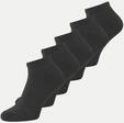 Jack & Jones 5er Pack Socken Schwarz 