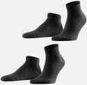 Falke 2er Pack Sneakersocken Schwarz 39-42