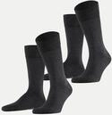Falke Socken 2er-Pack Schwarz 39-42