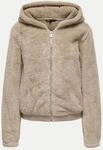 Only Teddy-Jacke Beige XS