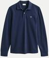 Gant Regular-Fit Rugger Piqu&eacute; Blau S