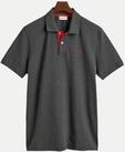 Gant Piqu&eacute; Poloshirt Grau M