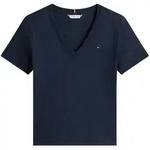 Tommy Hilfiger T-Shirt mit V-Ausschnitt Blau S