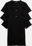 Tommy Hilfiger 3er Pack T-Shirts Schwarz SM
