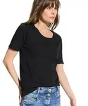 Basic T-Shirt Style Lena Schwarz XS