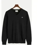 Regular-Fit Pullover Schwarz XL
