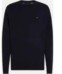 Tommy Hilfiger Rundhalspullover mit Flagge Blau L