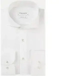 PROFUOMO Slim-Fit Hemd Japanese Knitted Wei&szlig; 38