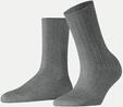 Falke Stricksocken Cotton Rib Grau 35-38