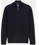 Basic Strickjacke Schwarz XXL