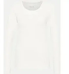 Basic Langarmshirt Pia Wei&szlig; L