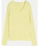 Tom Tailor Casual Pullover mit V-Ausschnitt Gelb XXL