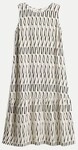 Opus Midikleid Wicy bamboo mit Volant Wei&szlig; 40