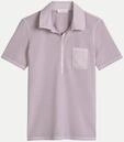 Marc O'Polo Poloshirt mit Brusttasche Violett L