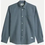 Woven Shirts Longsleeve Blau S