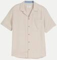 Tom Tailor Casual Hemd mit Reverskragen Beige XXL