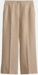 Opus Hose Maikito light aus Leinen Beige 36