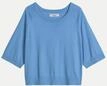 Marc O'Polo DENIM Relaxed-Fit Kurzarmpullover Blau XS