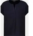 Elegante Bluse mit Strassdetails Blau 36