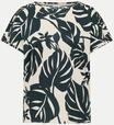 Cecil T-Shirt mit U-Boot-Ausschnitt Mehrfarbig L